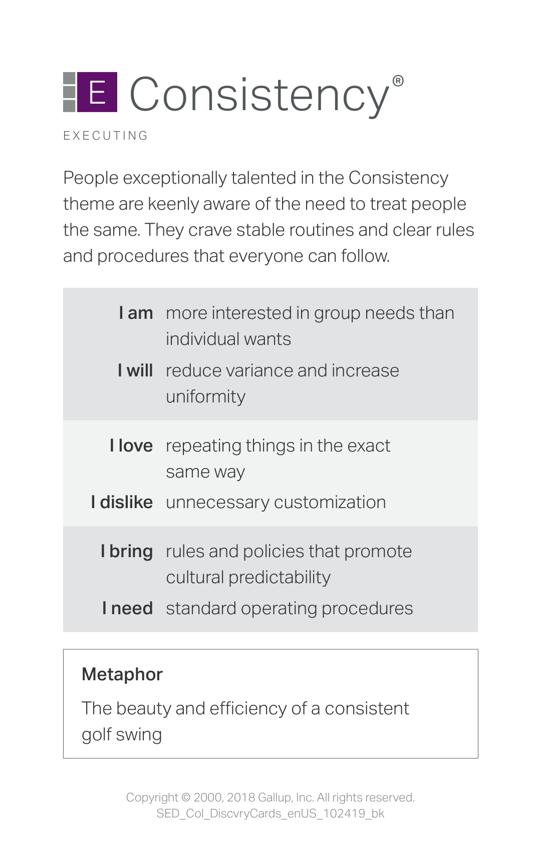 Consistency